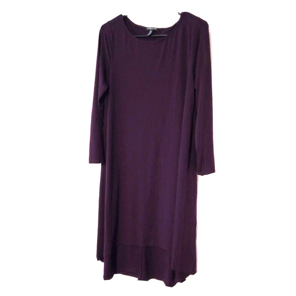 Eileen Fisher Purple Maxi Dress - Picture 1 of 5